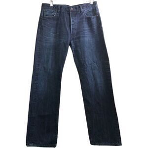 Vintage Levi's 501 Dark Wash Straight Leg Jeans